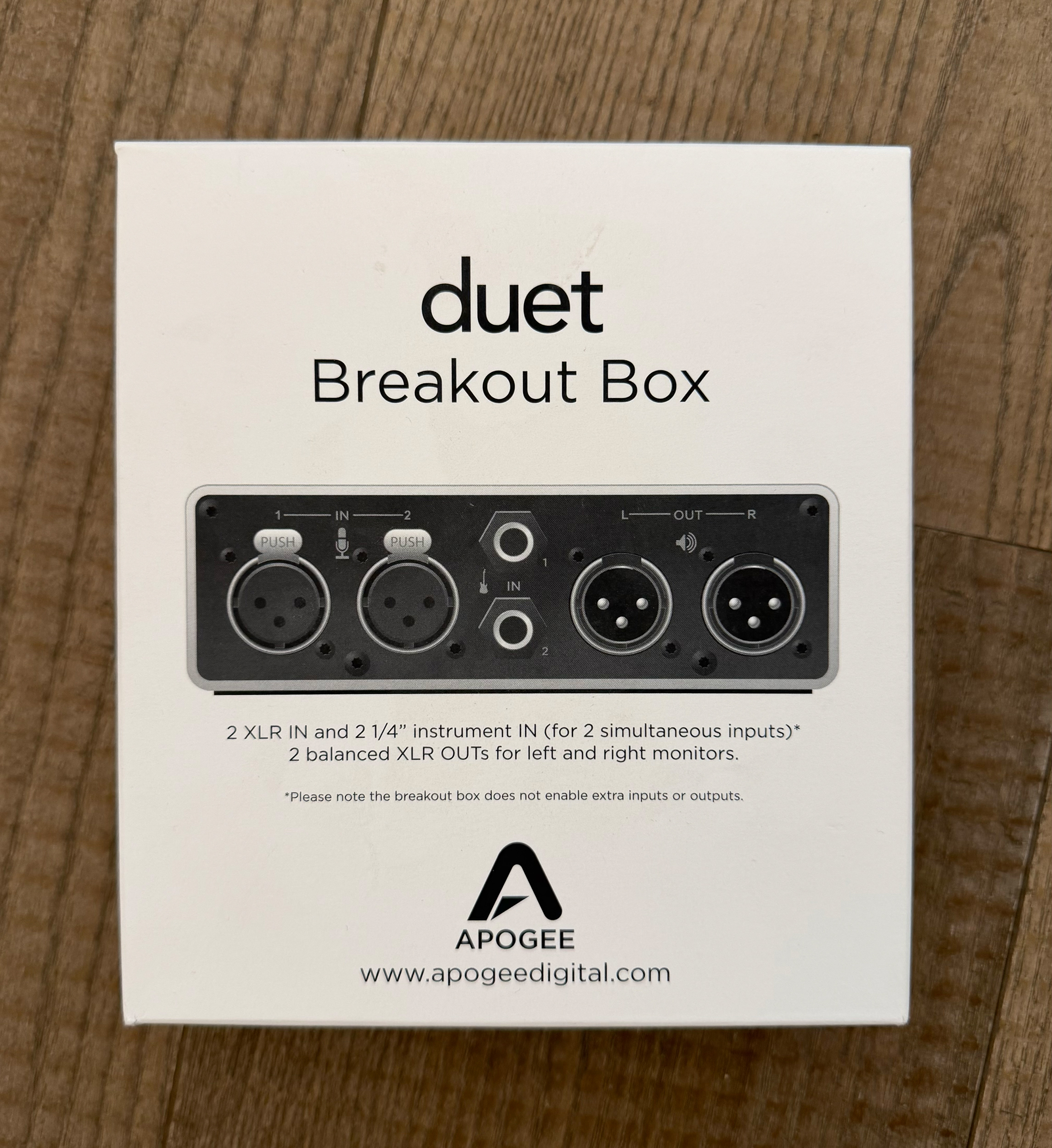 Apogee Duet Breakout Box für Duet 2 "Restposten"