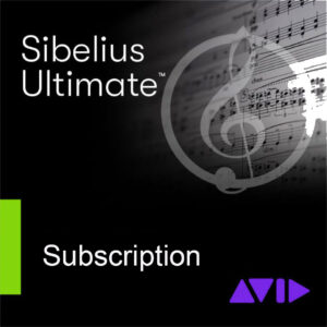 Avid Sibelius Ultimate Subscription, 1 Jahreslizenz