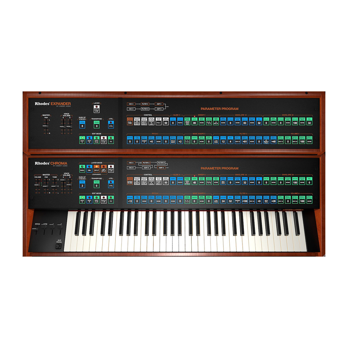 Cherry Audio Rhodes Chroma Synthesizer